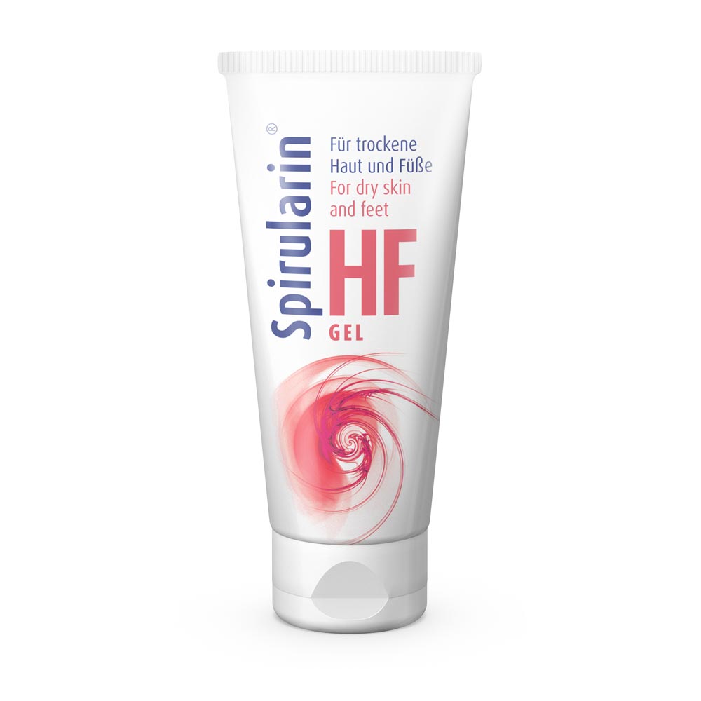 Spirularin® HF Gel für beanspruchte Haut und Füße.